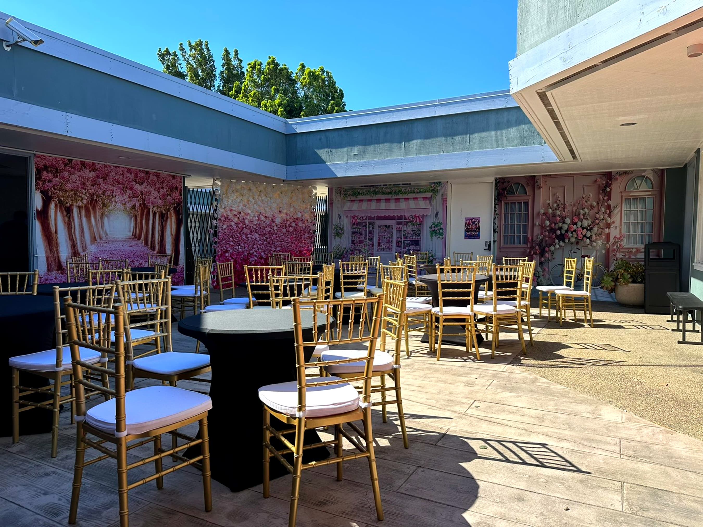 Courtyard wide view